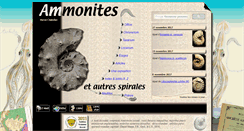 Desktop Screenshot of ammonites.fr