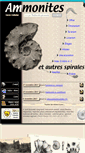 Mobile Screenshot of ammonites.fr